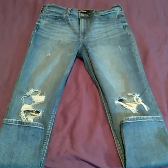 Express Denim - Express girlfriend high rise size 2